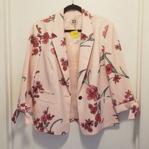 Anne Klein Floral Blazer